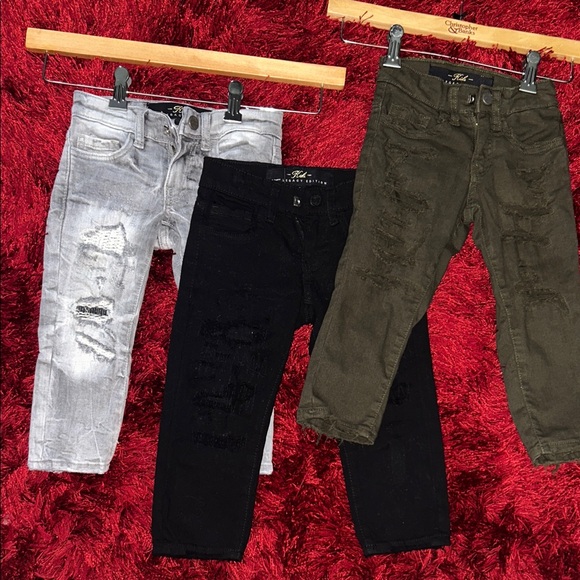 Jordan Craig Kids Jeans - Gray Black Olive